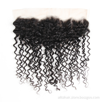 13*4 13*6 Swiss Lace Frontal,Light Brown HD Transparent Lace Available,Pre plucked With Baby Hair